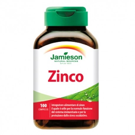 Zinco e Magnesio Jamieson, Zinco, 100 cpr.