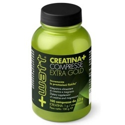 Creatina +Watt, Creatina + Extra Gold, 100 cpr.