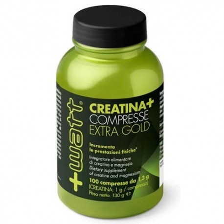 Creatina +Watt, Creatina + Extra Gold, 100 cpr.