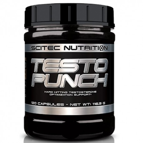 Equilibrio del Testosterone Scitec Nutrition, Testo Punch, 120 cps.