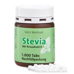 Dolcificanti Sanct Bernhard, Stevia tabs, 1000 cpr.