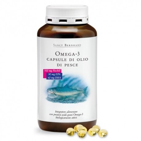Omega 3 Sanct Bernhard, Omega-3, 400 Cps.