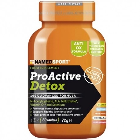 Funzione Epatica Named Sport, ProActive Detox, 60 cpr.