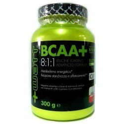 Aminoacidi Ramificati (Bcaa) +Watt, BCAA+ 8:1:1, 300 g.