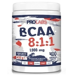 Aminoacidi Ramificati (Bcaa) Prolabs, Bcaa 8:1:1, 400 cpr.