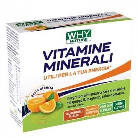 Multivitaminici - Multiminerali WHY Nature, Vitamine Minerali, 10 buste