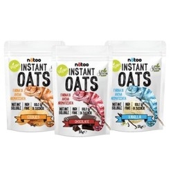 Farine Natoo, Farina di avena aromatizzata, 1000 g.