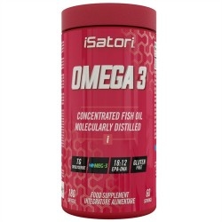 Omega 3 Isatori, Omega-3, 180 cps.