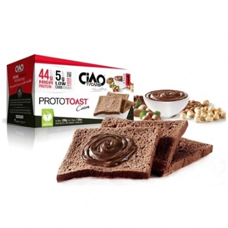Pane e Prodotti da Forno Ciao Carb, ProtoToast Cacao, (4 x 50 g) Stage 1