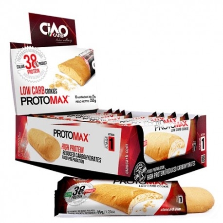 Biscotti e Dolci Ciao Carb, Protomax Savoiardo, 10 x 35 g