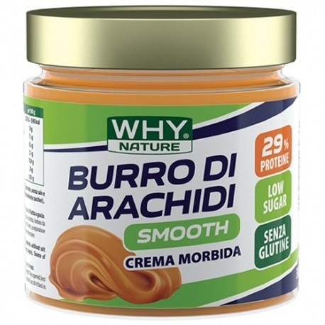 Burro di Arachidi WHY Nature, Burro di arachidi Smooth, 350 g.