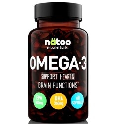 Omega 3 Natoo, Omega 3, 60 cps
