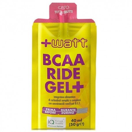 Carbogel +Watt, Bcaa Ride Gel+, 40 ml