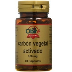 Funzionalità digestiva  Obire, Carbone Vegetale attivo, 60 cps