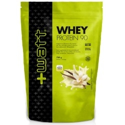 Proteine del Siero del Latte (whey) +Watt, Whey Protein 90, 750 g. Sacchetto