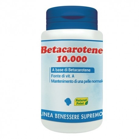 Vitamina A Natural Point, Betacarotene 10.000, 80 cps.