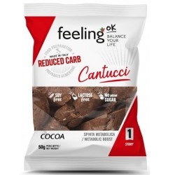 Biscotti e Dolci Feeling Ok, Cantucci +Protein, 50 g