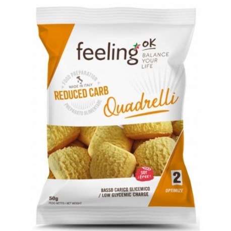 Biscotti e Dolci Feeling Ok, Quadrelli Optimize, 50 g