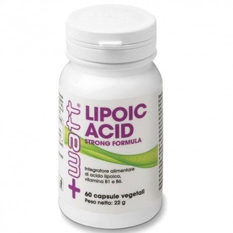 Acido lipoico +Watt, Lipoic Acid Strong Formula, 60 cps