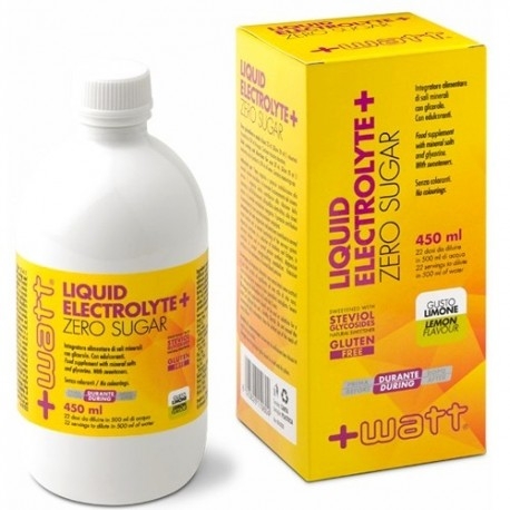 Multivitaminici - Multiminerali +Watt, Liquid Electrolyte+, 450 ml