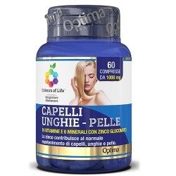 Unghie e Capelli Optima Naturals, Capelli Unghie Pelle, 60 cpr