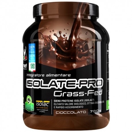 Proteine del Siero del Latte (whey) Net Integratori, Isolate Pro Grass-Fed, 700 g