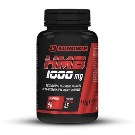 HMB (IdrossiMetilButirrato) Eurosup, HMB, 90 cpr.