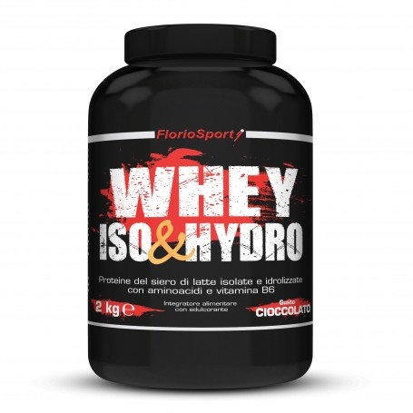 Proteine del Siero del Latte (whey) FlorioSport, Whey Iso & Hydro, 2000 g