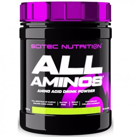 Aminoacidi essenziali Scitec Nutrition, All Aminos, 340 g