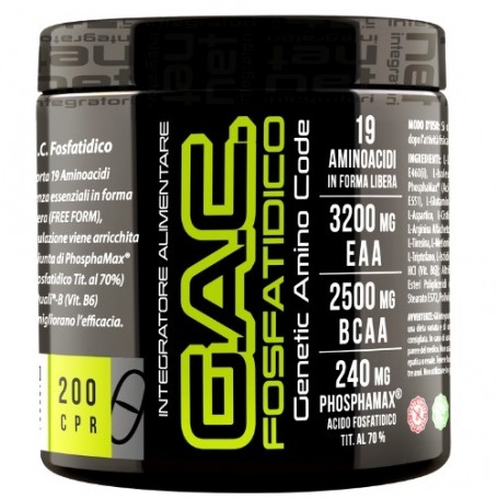 Aminoacidi essenziali Net Integratori, G.A.C. Fosfatidico, 200 cpr.