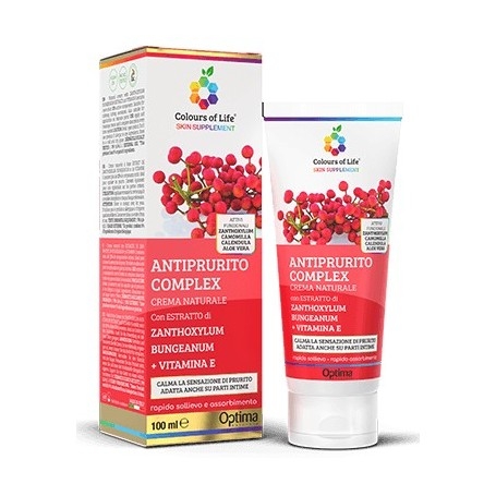 Creme Lenitive Optima Naturals, Antiprurito Complex, 100 ml