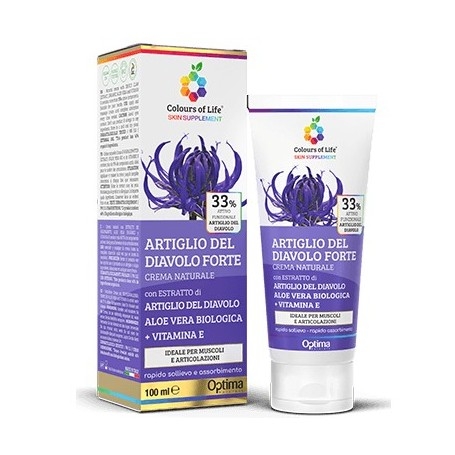 Creme Lenitive Optima Naturals, Artiglio del diavolo, 100 ml