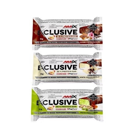 Barrette proteiche Amix, Exclusive Protein Bar, 40 g