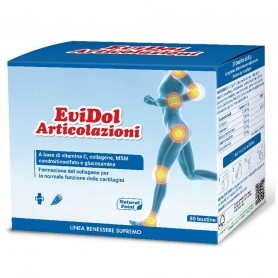 Glucosamina, Condroitina, MSM Natural Point, EviDol, 30 bustine