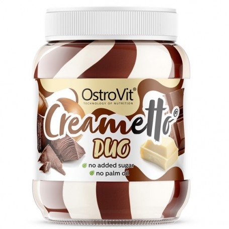 Creme Sugar Free OstroVit, Creametto Duo Nocciola, 350 g