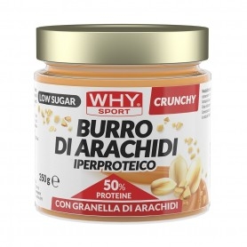 Burro di Arachidi WHY Sport, Burro di Arachidi Iperproteico, 350 g