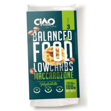 Pasta e Riso Ciao Carb, Maccarozone Nutriwell Tagliatelle, 100 g