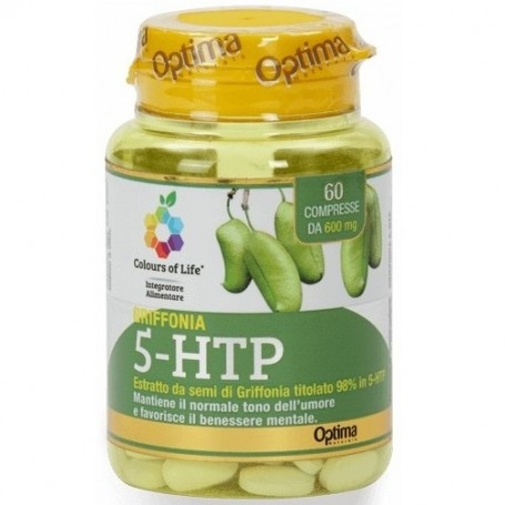 Tonici - Energizzanti Optima Naturals, Griffonia 5-HTP, 60 cpr