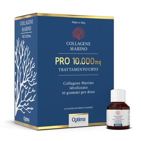 Collagene Optima Naturals, Collagene Marino Pro 10.000, 12 x 50 ml