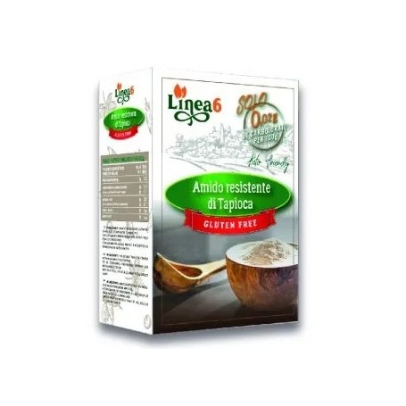 Farine Linea6, Amido Resistente di Tapioca, 500 g