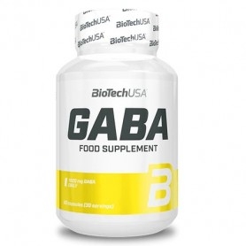 Benessere psicofisico Biotech Usa, Gaba, 60 cps