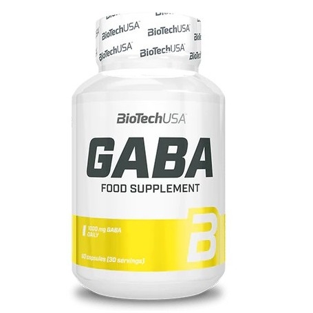 Benessere psicofisico Biotech Usa, Gaba, 60 cps