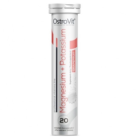 Zinco e Magnesio OstroVit, Magnesium + Potassium, 20 cpr