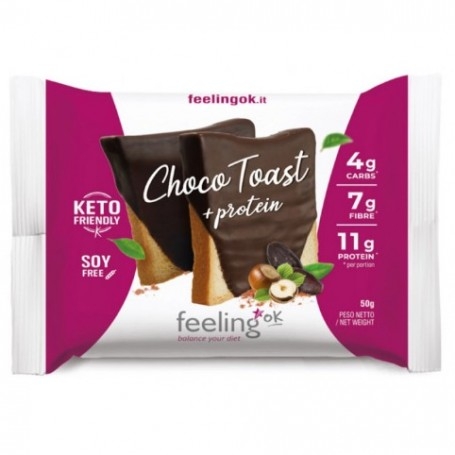 Biscotti e Dolci Feeling Ok, Choco Toast Start, 50 g