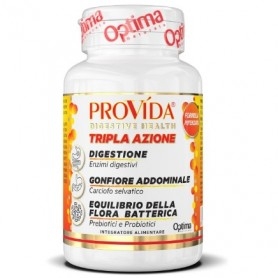 Enzimi digestivi Optima Naturals Provida, Tripla Azione Enzimi, 60 cps