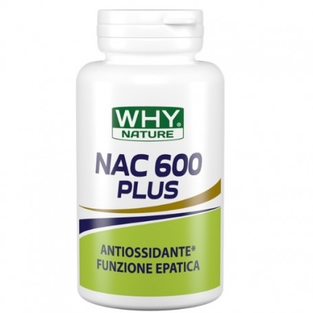 Acetilcisteina Why Nature, Nac 600, 60 cpr