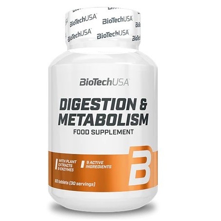 Funzionalità digestiva  Biotech Usa, Digestion e Metabolism, 60 cpr