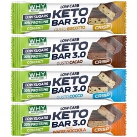 Barrette proteiche WHY Nature, Keto Bar 3.0, 30 g