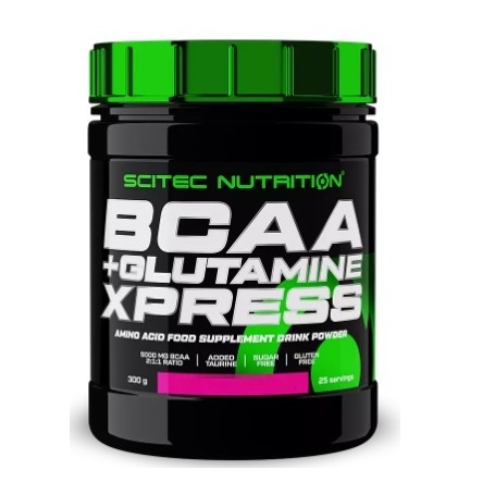 Aminoacidi Ramificati (Bcaa) Scitec Nutrition, Bcaa+Glutammina Xpress, 300 g