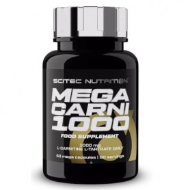 Carnitina Scitec Nutrition, Mega Carni 1000, 60 cps.